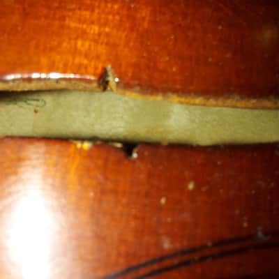 Suzuki Model 220 (1/8 Size) violin, Japan 1975, Reglue/Repair Needed image 16