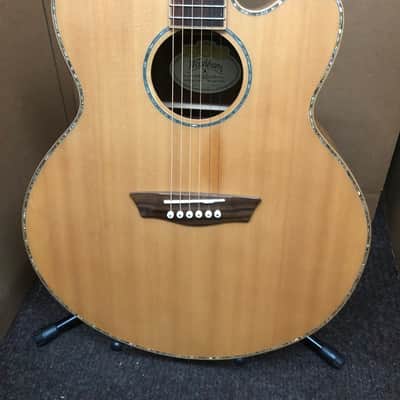 Washburn WJ55SCENS 2015 Jumbo Acoustic/Electric - Natural/Matte image 4