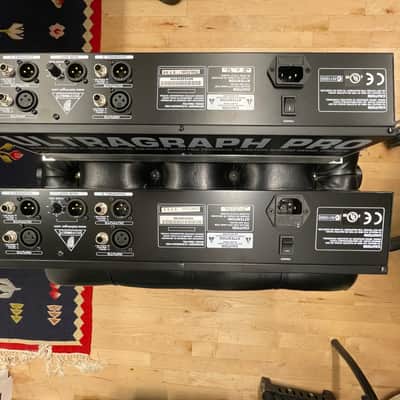 TWO UNITS!!  Behringer Ultragraph Pro FBQ3102 31-Band Stereo Graphic EQ 2000s - Black image 3