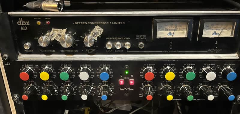 GML 8200 2-Channel Parametric Equalizer with Power Supply 1990s - Black image 1