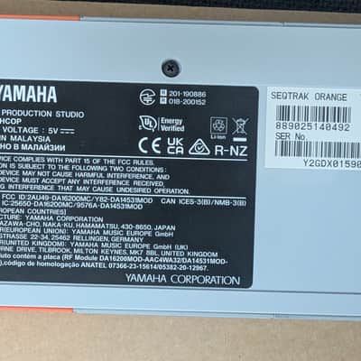 Yamaha Seqtrak Mobile Music Ideastation 2024 - Present - Grey / Orange image 2