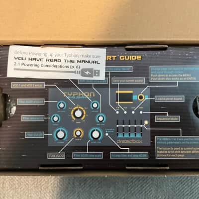 Dreadbox Typhon Analog Synthesizer w/ Power cord and switch! image 7