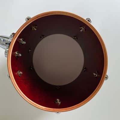 Vintage Yamaha 8x8” Recording Custom Birch Drum Tom in Cherry Wood YESS Mount, Japan image 3