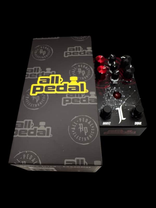 All-Pedal Devil's Triad Jeff Loomis Signature Multi-Effect 2022 - Present - Black / Red Graphic X6908 image 1