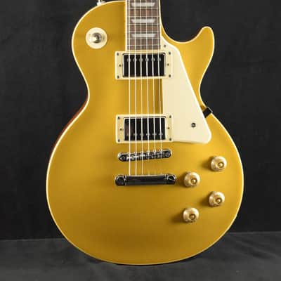 Epiphone Les Paul Standard 50s Plain Top Goldtop w/Gig Bag image 1