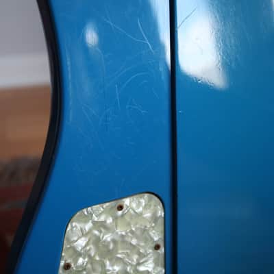 1990 Gibson Custom Shop Original Firebird V Renault Blue One-Off w/ OHSC Rare 1st Reissue image 13