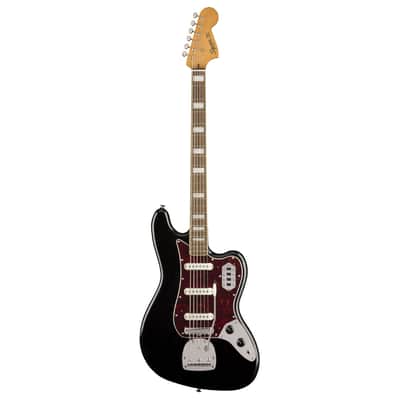Used Squier Classic Vibe Bass VI - Black w/ Laurel Fingerboard image 2