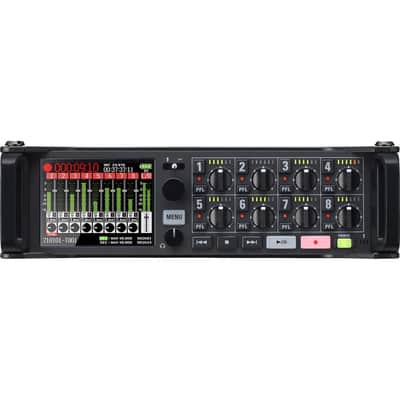 Zoom F8n Pro 8-Input / 10-Track Multitrack Field Recorder Bundle with Zoom PCF-8N Protective Case (2 Items) image 2