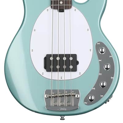 Sterling By Music Man StingRay RAY34 Bass Guitar - Dorado Green image 1