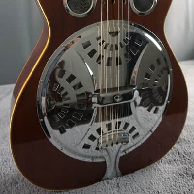 Suzuki Round Neck Resonator Style Acoustic Guitar w/ Gig Bag Japan image 2