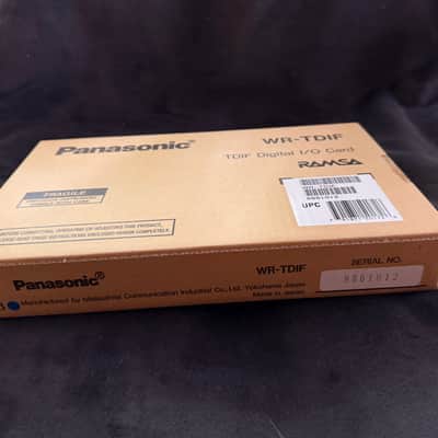 Panasonic WR-TDIF Digital I/O Card Ramsa DA7 Mixer Made in Japan NOS image 2