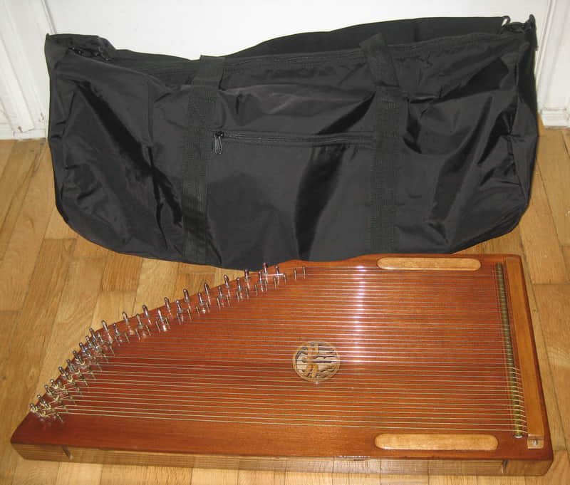 Therapy Harp 38 Strings Monochord Swarmandal Infinity Tuning 432 HZ with Case image 1