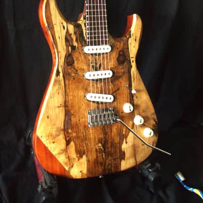 Bhakatt Double Cut 2026 - Body Polyurethanes neck oil finish, beautiful figure wood image 4