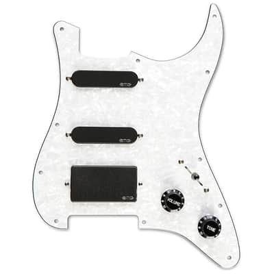 EMG KH20 Kirk Hammett Pre-wired Pickguard with 3 Pickups - Black - New image 1