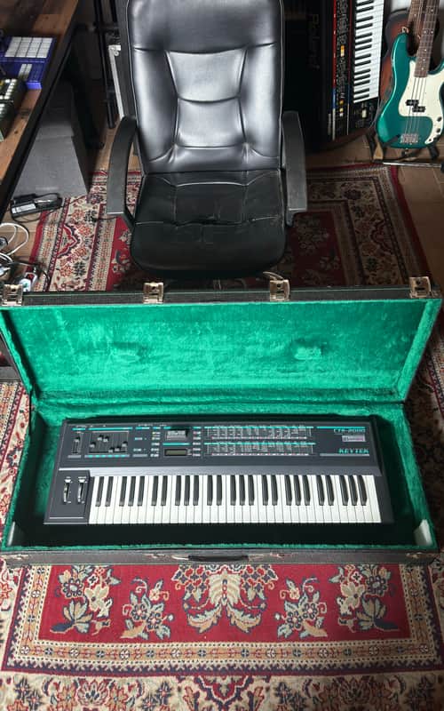 Siel Keytek CTS 2000 ultra rare Crosstable Synth + Original Case + Cartridge (SERVICED) 1986 image 1