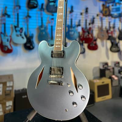 Epiphone Dave Grohl DG 335 Semi-hollowbody Electric Guitar - Pelham Blue FREE PLEK! 199 image 11