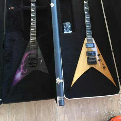 Jackson KV1 Dave Mustaine Korina 90s Megadeth Natural King V image 25