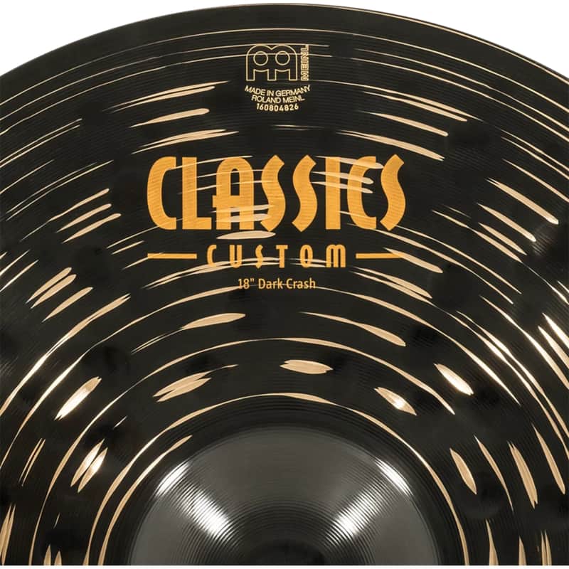 Meinl CLASSICS CUSTOM DARK 18" DARK CRASH image 1
