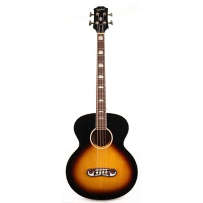Epiphone El Capitain J-200 Studio Bass (Fishman Sonitone) Aged Vintage Sunburst image 2