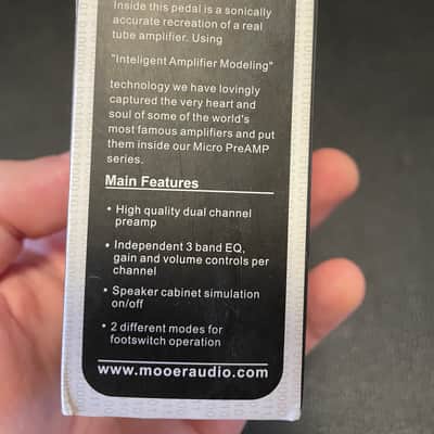 Mooer 001 Gas Station Micro Preamp 2010s - Black image 8