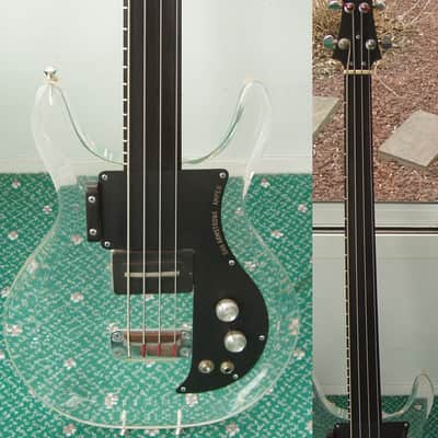Dan Armstrong ARMUB-1 Fretless RARE Black 1971 Clear image 3