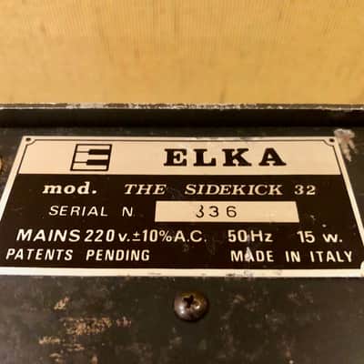 Elka Sidekick 32 Vintage Drum Machine  - Modified & upgraded image 7