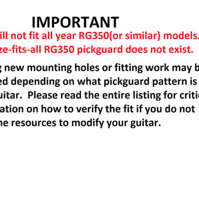 Platinum Silver Glitter Pickguard fits Ibanez (tm) RG350 MDX HSH image 2