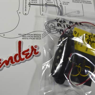 Fender AM Tex-Mex Stratocaster Pickup MIDDLE Custom Stagger RWRP image 10
