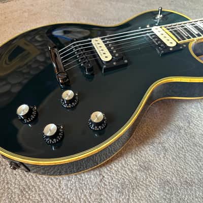 1980 Aria Pro II Les Paul Custom - Kirk Hammett Vibes - Ebony Blacked Out image 8