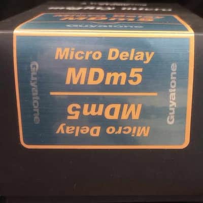 Near Mint (N.O.S) Guyatone MDm5 Micro Delay w/box etc Made in Japan - Blue image 5