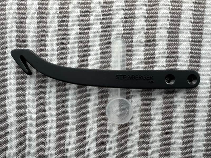 Steinberger Synapse XS-1FPA, XS-15FPA bass guitar STRAP HOOK with mounting screws image 1