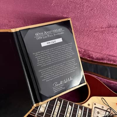 Gibson Custom 60th Anniversary 1959 Les Paul Standard VOS Iced Tea Burst VOS image 16