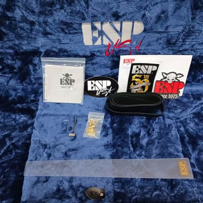 ESP ESP USA Custom Shop Eclipse with EMG 57/66 Gold HW with Case - Hellfire Serial#: US25374 image 11