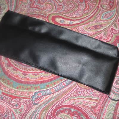 lightly used - very clean genuine BOSS vinyl pouch for FV300H, FV300L, and similar size size Boss pedals (NO pedal included) 1990s - Black Vinyl Exterior / Black Thin Canvas Interior image 17