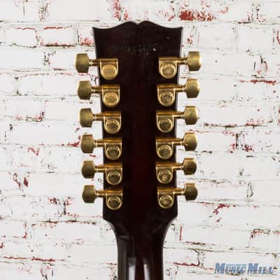1991 Gibson B45-12 12-String Acoustic Guitar Vintage Sunburst image 16