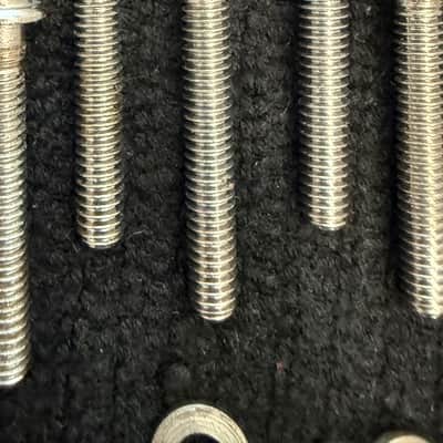 Set of (8)Vintage Camco Snare/ Tom / Floor Tom Tension Rods& Chubby Washers image 4