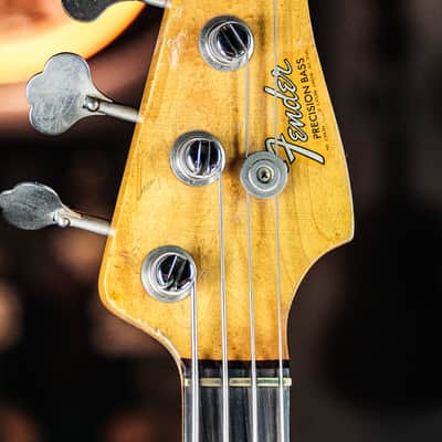 1966 Fender Precision Bass sunburst image 3