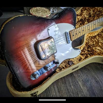 Fender Telecaster 1955 Sunburst Refin image 2