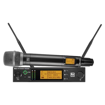 Electro-Voice RE3-RE520-5L UHF Wireless Set with RE520 Condenser Supercardioid Mic Head image 1