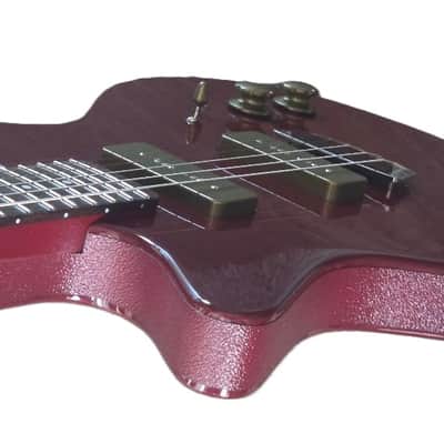 Danelectro Dano Mano Just Released Includes Intonatable Bridge! 2026 - Maroon image 4