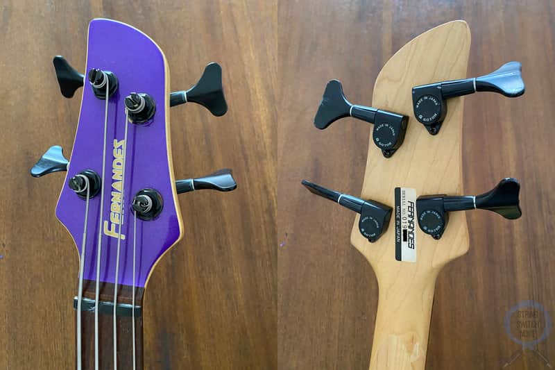 Fernandes Revolver Bass, Sparkle Purple, MIJ, 1990s, FRB-60 | Reverb