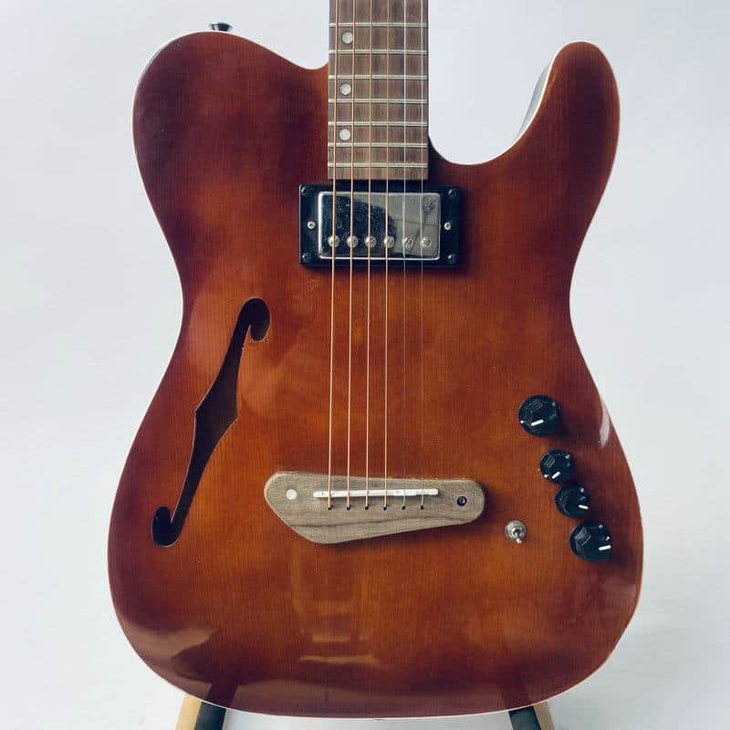 Silent Electric Acoustic Guitar, Mahogany Body and Neck, Rosewood Fingerboard image 1