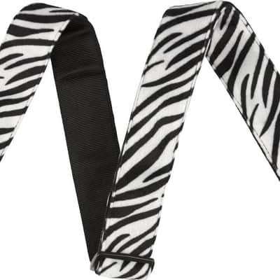 Genuine Fender Wild Zebra Print 2" Strap 099-0601-051
