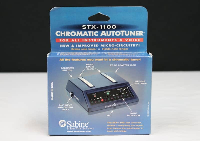 Sabine STX1100 Chromatic Auto Tuner, New Old Stock, Made in USA, NOS #40766 image 1