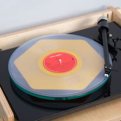 Hexmat: Yellow Bird Record Isolator Platter Mat image 3