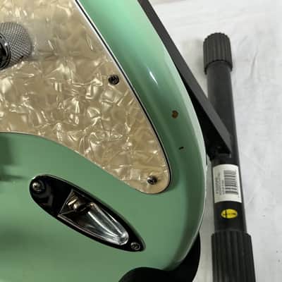Squier Tom Delonge Stratocaster 2002 - Seafoam Green/Teal - w/ Gig Bag and Mod image 5
