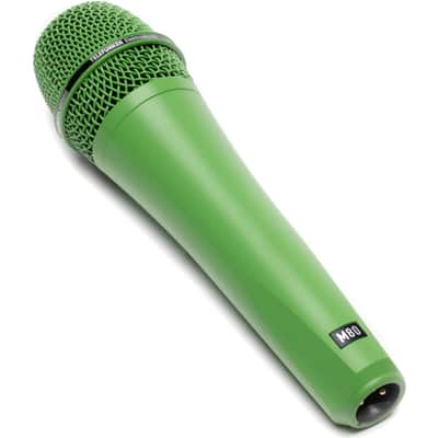 Telefunken M80 Green Dynamic Handheld Vocal Microphone with On-Stage MS7701B Boom Microphone Stand and Professional Grade XLR Cable image 4