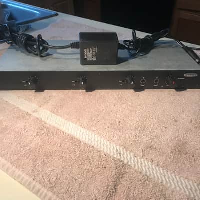 Biamp 301 Mic / Line mixer for commercial sound. Includes power supply, 7 connectors and rack mount bolts and washers. image 1