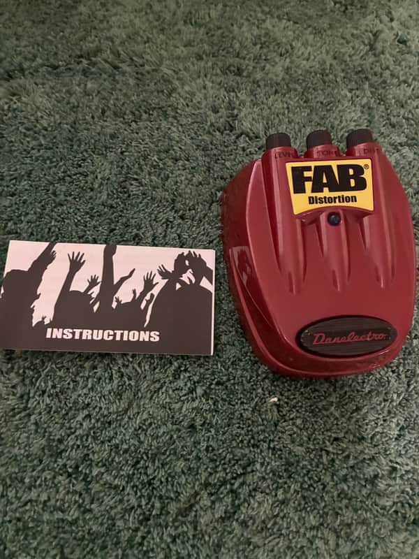 Danelectro Fab Distortion Pedal Mini (Maroon) - $40