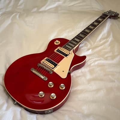 2021 Gibson Les Paul Classic - Translucent Cherry - Free Pro Setup image 13